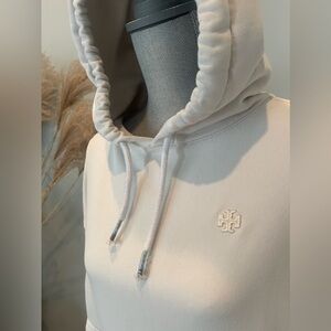 Tory Burch Sport white hoodie. Size XS.